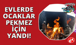 Manisa'da pekmez kazanları kaynamaya başladı
