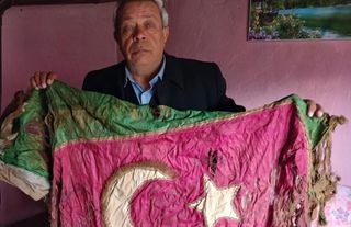  Manisa’da Kurtuluş Savaşı’ndan kalma Türk bayrağı ortaya çıktı