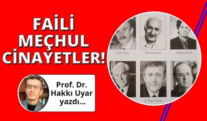Türkiye’de Faili Meçhul Cinayetler ve Sonuçları