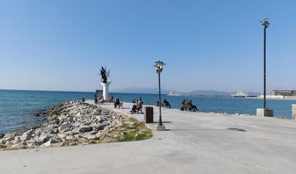 Kuşadası, Mart ayında yazı yaşadı