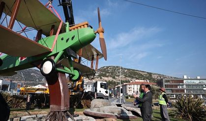 İsmet Tayyaresi yeniden Muğla'nın kalbine yerleştirildi