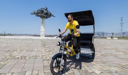 İzmir'de 'Bisicab’ler yola çıkıyor