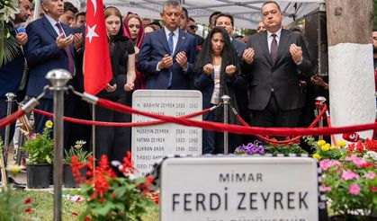 Özgür Özel ve Mansur Yavaş'tan Ferdi Zeyrek'e vefa ziyareti