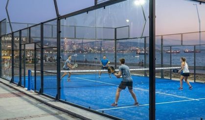 Bostanlı Sahili’ne yeni padel kortları geliyor