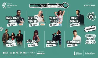 İzmir Fuarı'nda bu yıl hangi sanatçılar sahne  alacak?