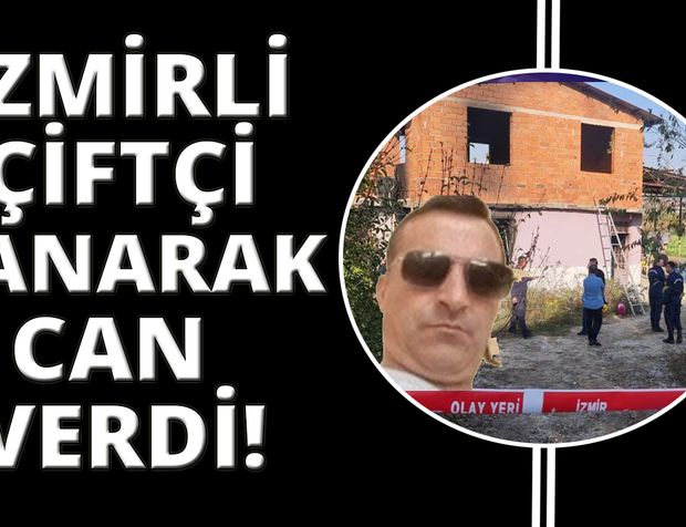 Yangına uykuda yakalanan çiftçi feci şekilde öldü