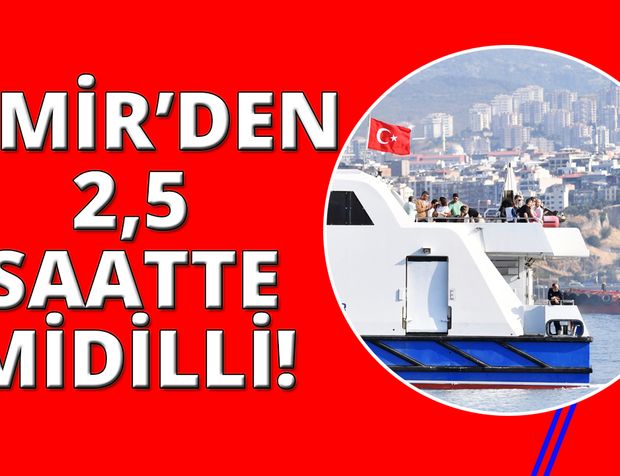 İzmir – Midilli rotasında yeni sezon  başladı 