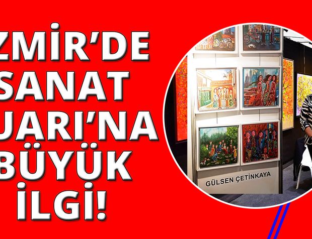 İzmirliler'den Sanat ve Antika Fuarı’na yoğun ilgi