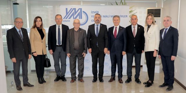 İzmir YMMO’ya Aslanoğlu ziyareti