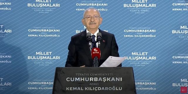Millet İttifakı Adayı Kılıçdaroğlu Ereğli'de konuştu