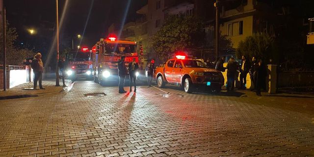  Aydın'da ev yangını panikletti