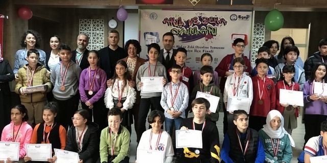 Akıl ve Zeka Oyunları Yarışması ödül töreni yapıldı