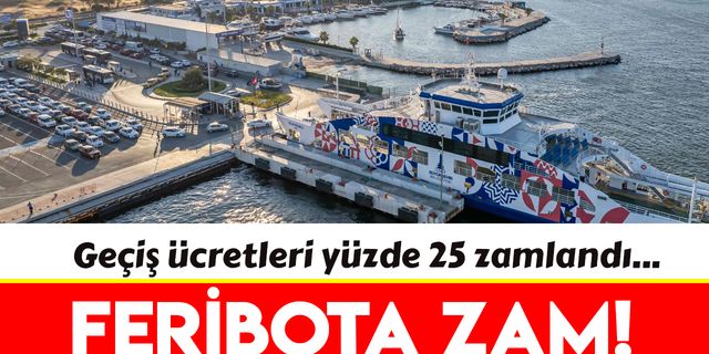 İzmir'de araba vapurları ücretleri zamlandı!