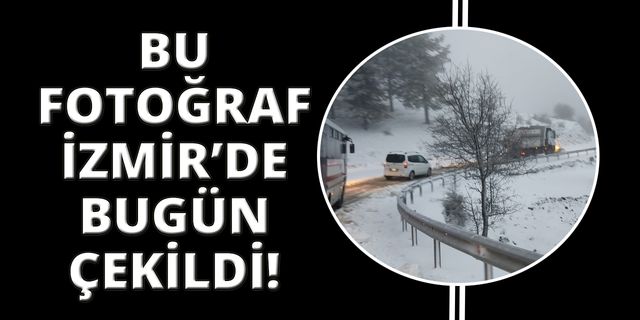 İzmir'de baharda karla mücadele!