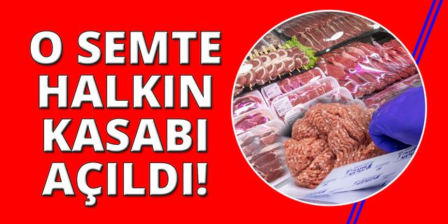 İzmir'de ucuz etin adresi yeni şube açtı