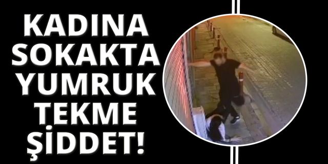 İzmir'de sokak ortasında kadına öldüresiye şiddet