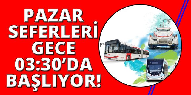 İzmir'de toplu ulaşıma seçim düzenlemesi