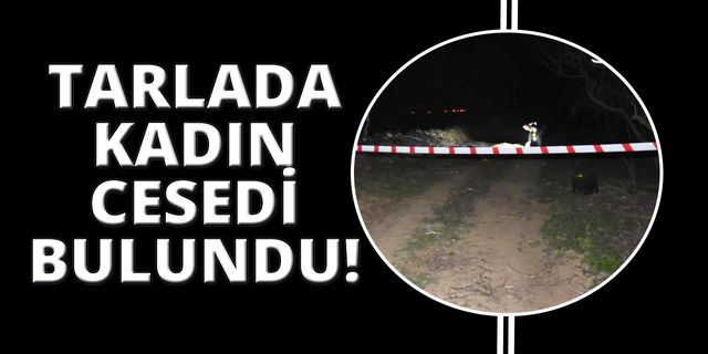Tarlada kadın cesedi bulundu