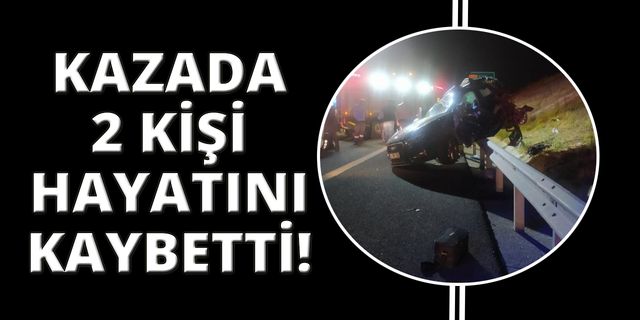 İzmir'de feci kaza: 2 kişi öldü, 
