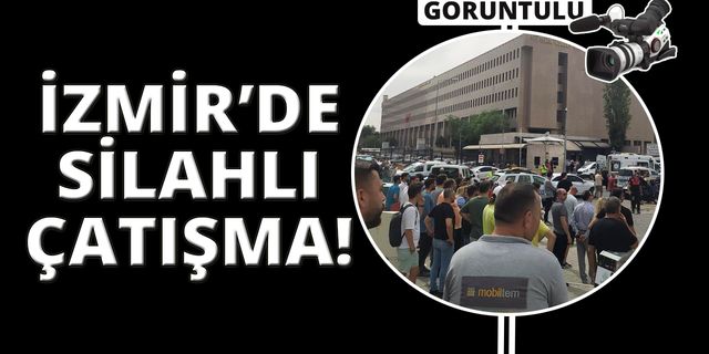 İzmir Adliyesi önündeki restoranda çatışma!