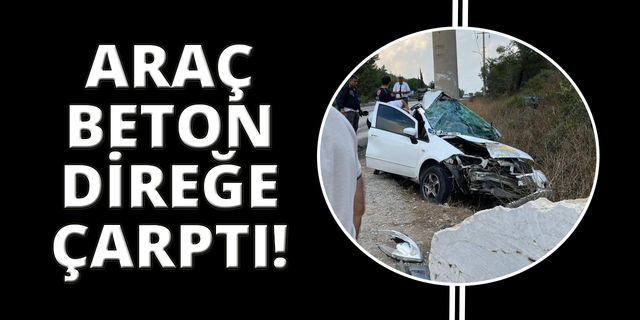Bodrum'da trafik kazası: 1 ölü