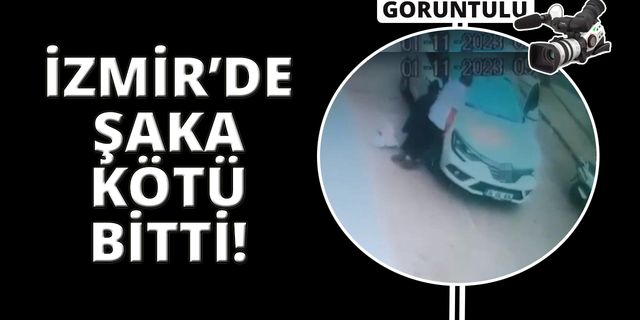 İzmir'de şakalaşan çocuklar otomobilin altında kaldı