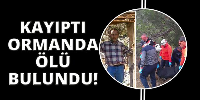  Kayıp ihbarında bulunulmuştu, ormanda ölü bulundu