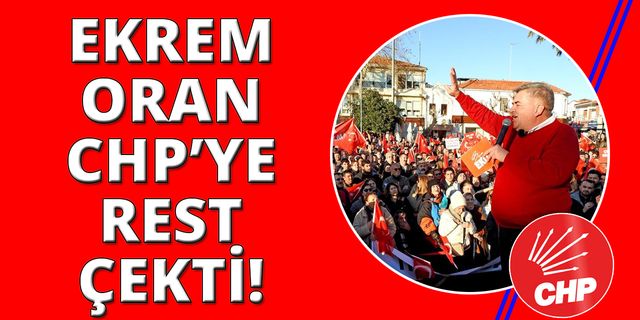 Çeşme'de Ekrem Oran CHP Genel Merkeze sert çıktı