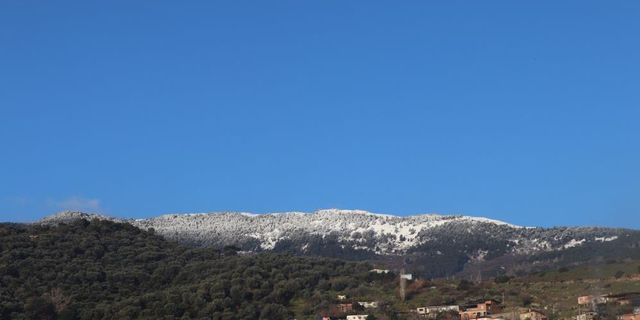  Mart ayında Madran Dağı’nda kar sürprizi
