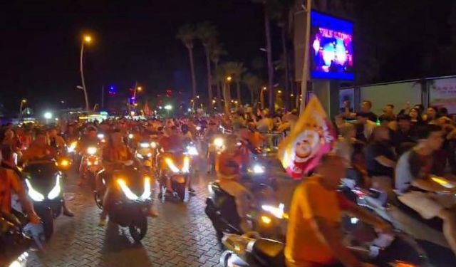 Marmaris'te Galatasaray sevinci