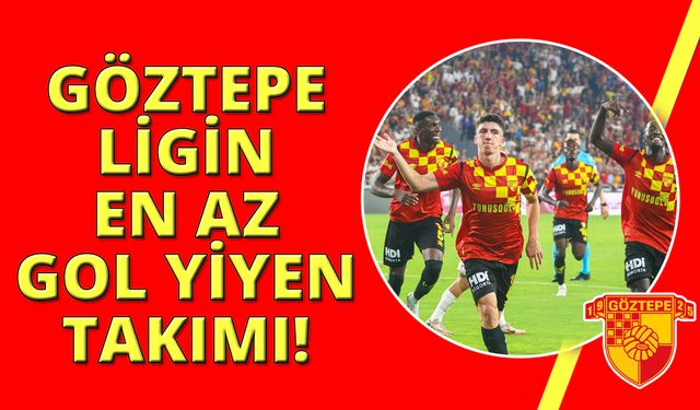 Göztepe, Süper Lig'in en az gol yiyen iki takımından birisi