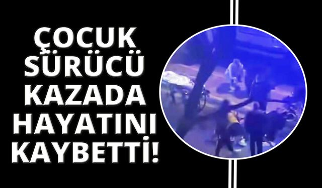 İzmir’de yayaya çarpan motosikletin 14 yaşındaki sürücüsü öldü