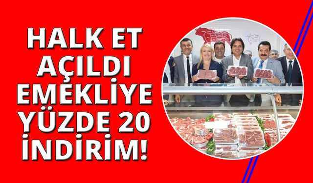 Dar gelirli vatandaşa müjde! Halk Et'in açılış töreni yapıldı