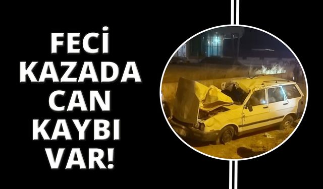 Kütahya'da trafik kazası 1 kişi öldü, 2 kişi yaralandı