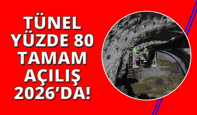 Buca Onat Tüneli’nde kazıların yüzde 80’i tamamlandı