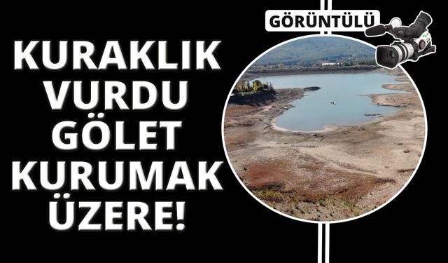 Kuraklığın vurduğu Ula Göleti kurumak üzere