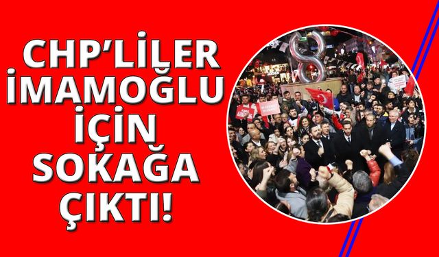 Manisa'da İmamoğlu'na destek yürüyüşü