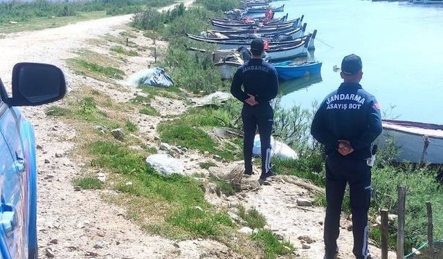 Bafa Gölü’nde ‘kuş’ denetimi