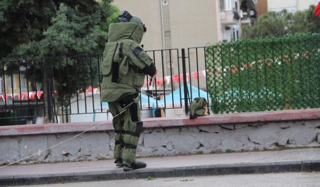 Okul önünde şüpheli çanta paniği