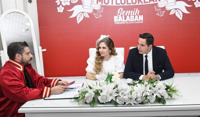 Manisalı çiftler evlenmek için 05.05.2025'i seçti