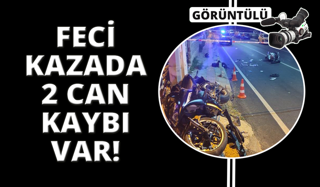 Bodrum'da 2 motosiklet çarpıştı