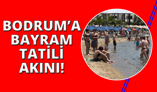 Bodrum sahillerinde ‘bayram’ yoğunluğu