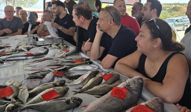Didim’de ilk balık mezatı gerçekleştirildi