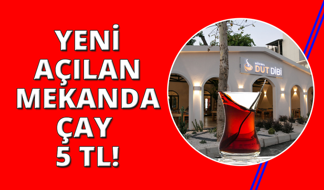 İzmir'de bu kahvede çay 5 TL!