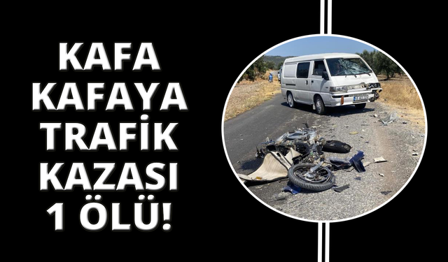 Manisa’da motosiklet araçla kafa kafaya çarpıştı: