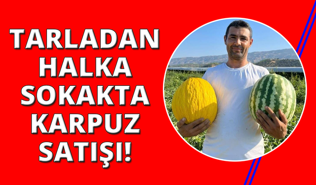 Manisa'da maliyet krizine karşı tarladan mahalleye satış