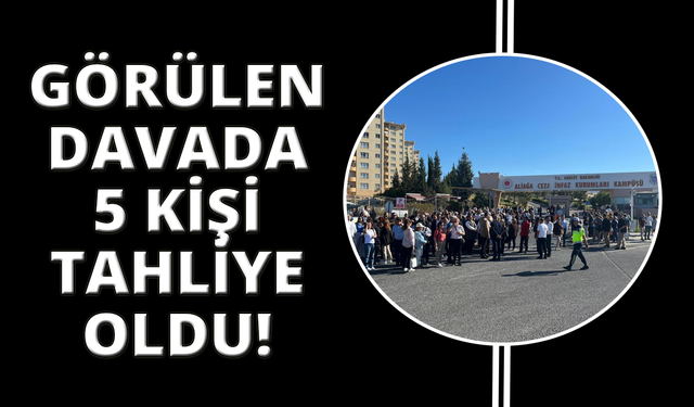 İzmir Büyükşehir davasında 5 tahliye
