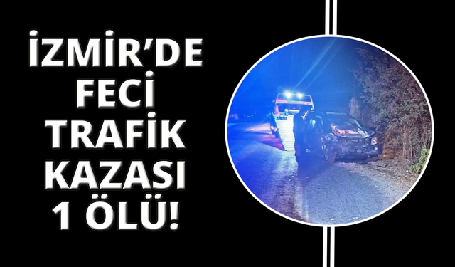 İzmir'de feci kaza: 1 ölü, 9 yaralı