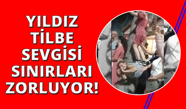 Yıldız Tilbe için arkadaşını sırtına çıkarttı