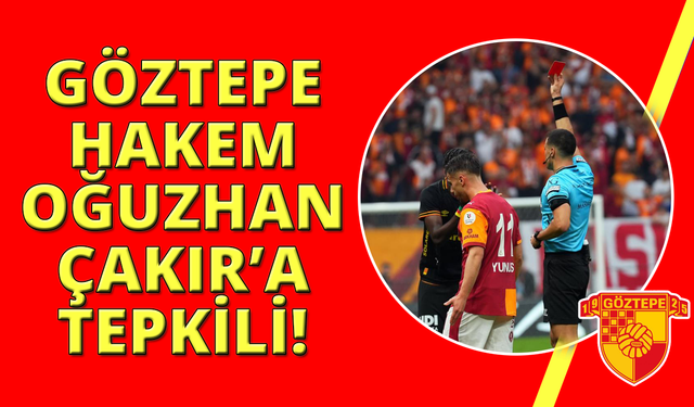 Göztepe'de hakeme tepki var